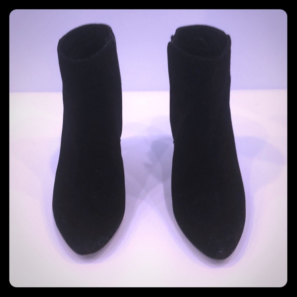 J Crew pointed toe, black boots